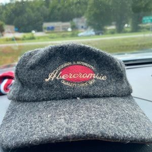 Vintage Fuzzy Abercrombie & Fitch Cap Hat Baseball